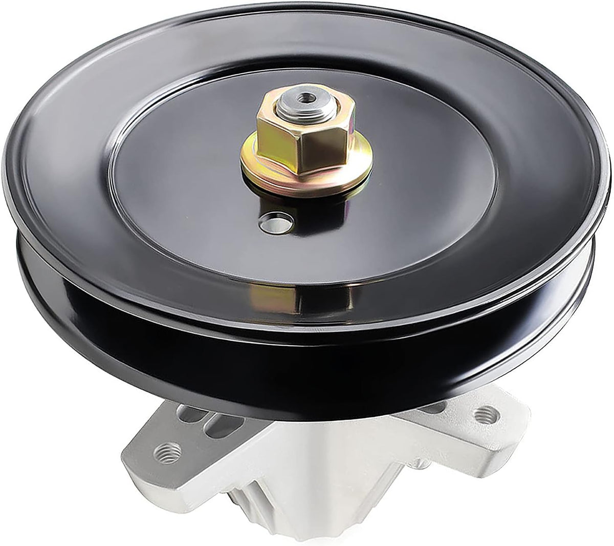 Spindle Assembly with Pulley Tapped Bolt and Zerk Fitting Pack of 2 B64301