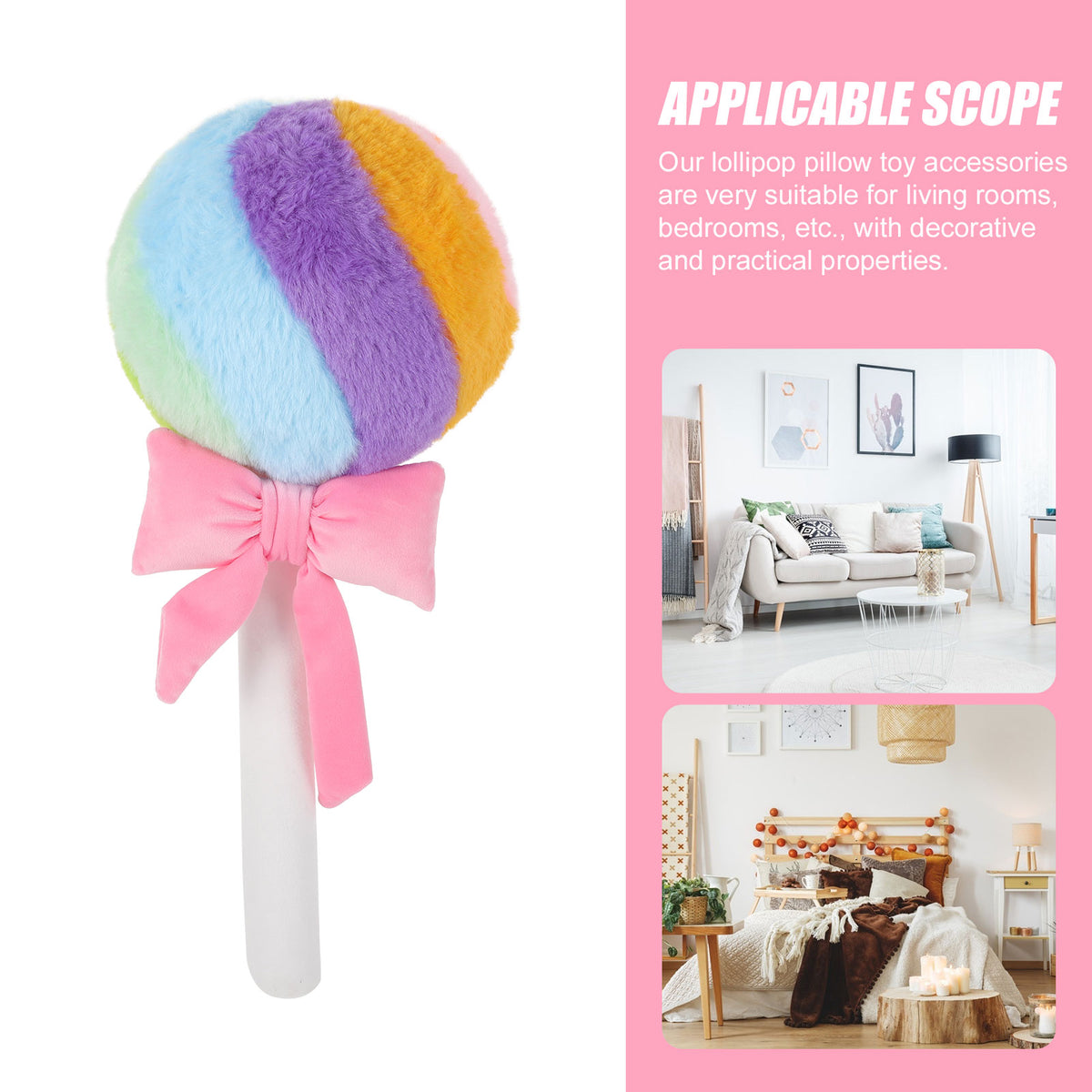 Lollipop Shape Throw Pillow G12290