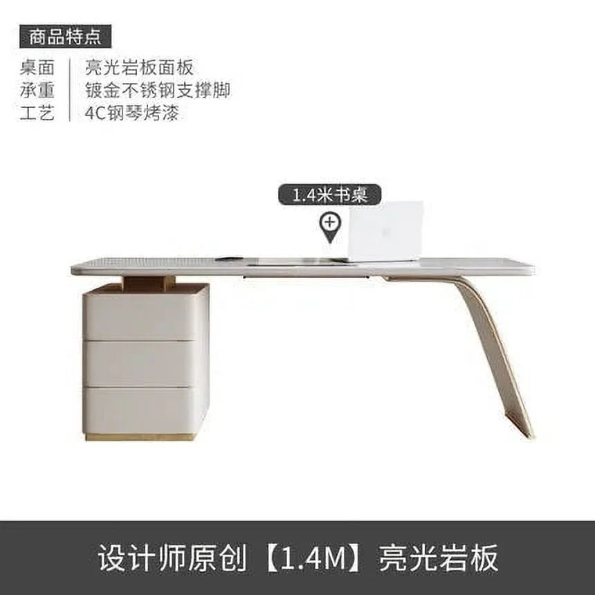 White Executive Office Desk L5056