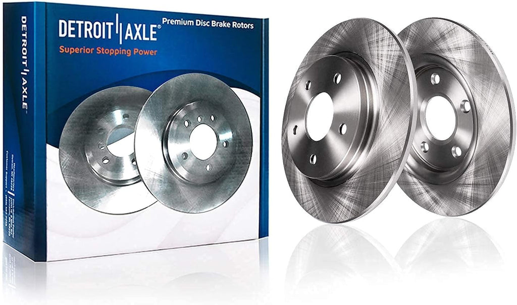 Front & Rear Disc Rotors + Ceramic Brake Pads 10pc Set V46229