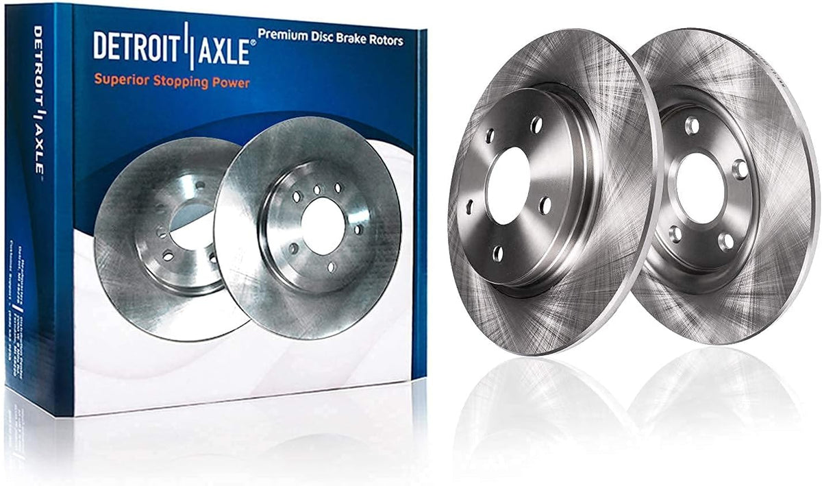 Front & Rear Disc Rotors + Ceramic Brake Pads 10pc Set V46229