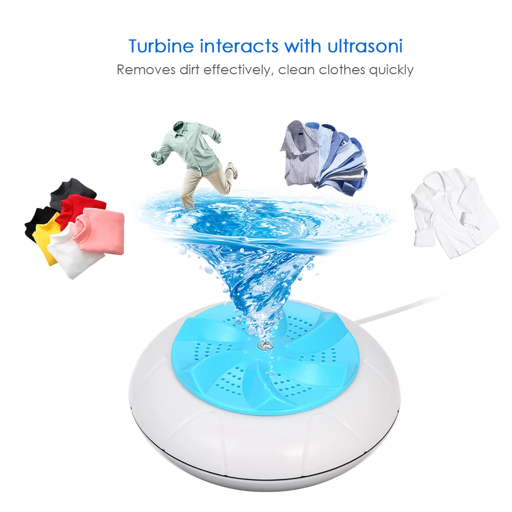 Portable Washing Machine 1 kg Rotating Washer with USB Cable P32571