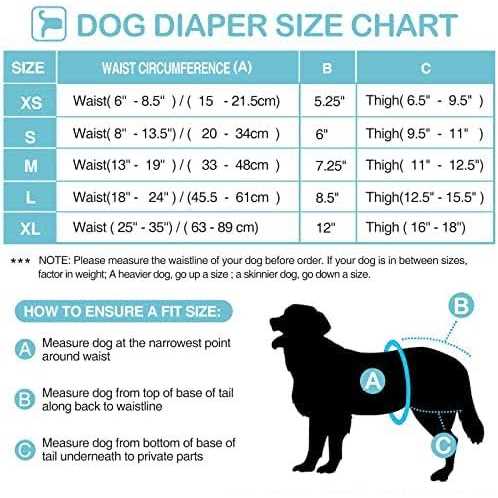 3 Pack Washable Reusable Dog Diapers C262887