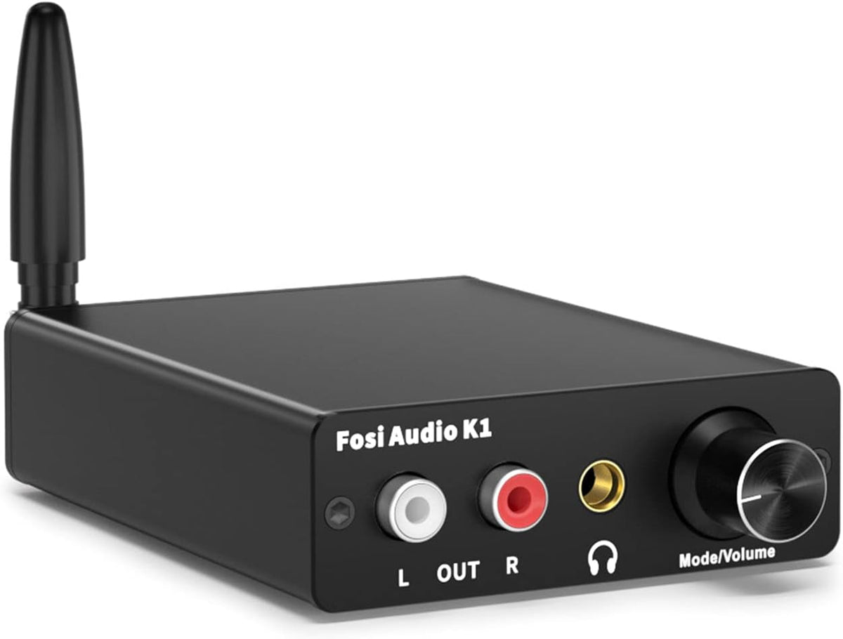 Bluetooth 5.0 DAC Headphone Amplifier Preamplifier 24-Bit 192 KHz USB Optical Coaxial to RCA AUX Digital-to-Analog Audio Converter Adapter Pack of 2 N961475