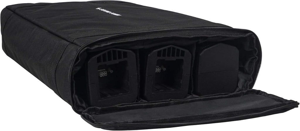 White Pair of Passive Wall-Mount Column Mini Line Array Speakers with 4 x 5” Woofers K184683