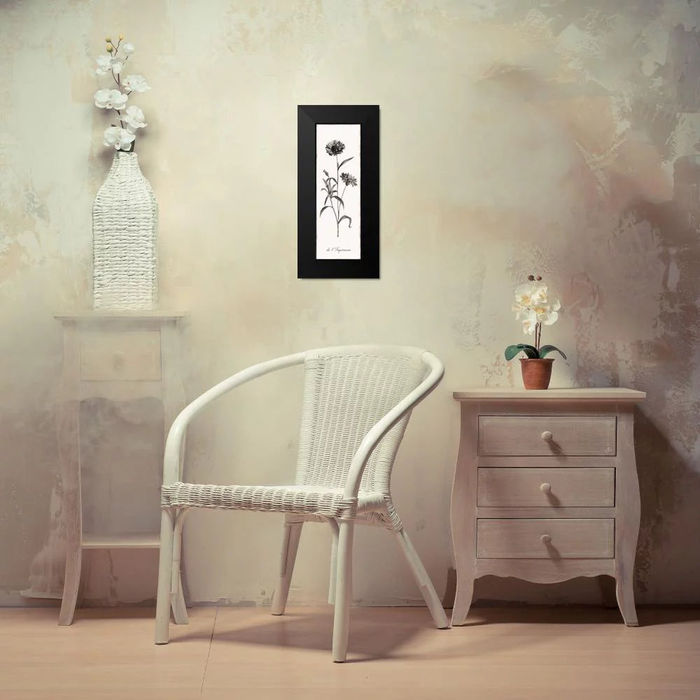 Black Modern Framed Art Print S96398