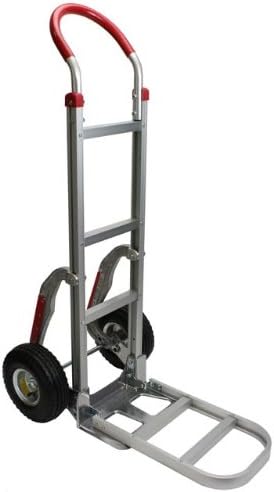 Aluminum Stair Climbing Hand Truck with 10 Pneumatic Wheels T22141