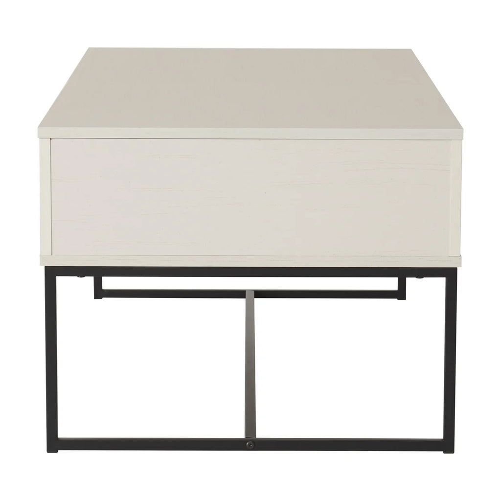 White Half Lift Top Coffee Table L460155