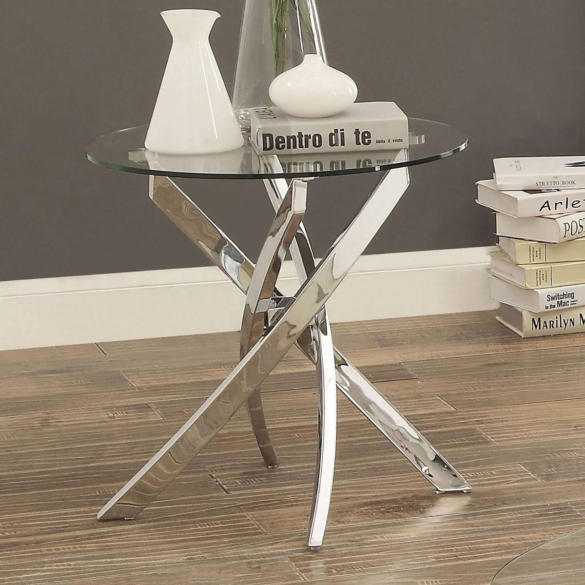 Chrome End Table I30821