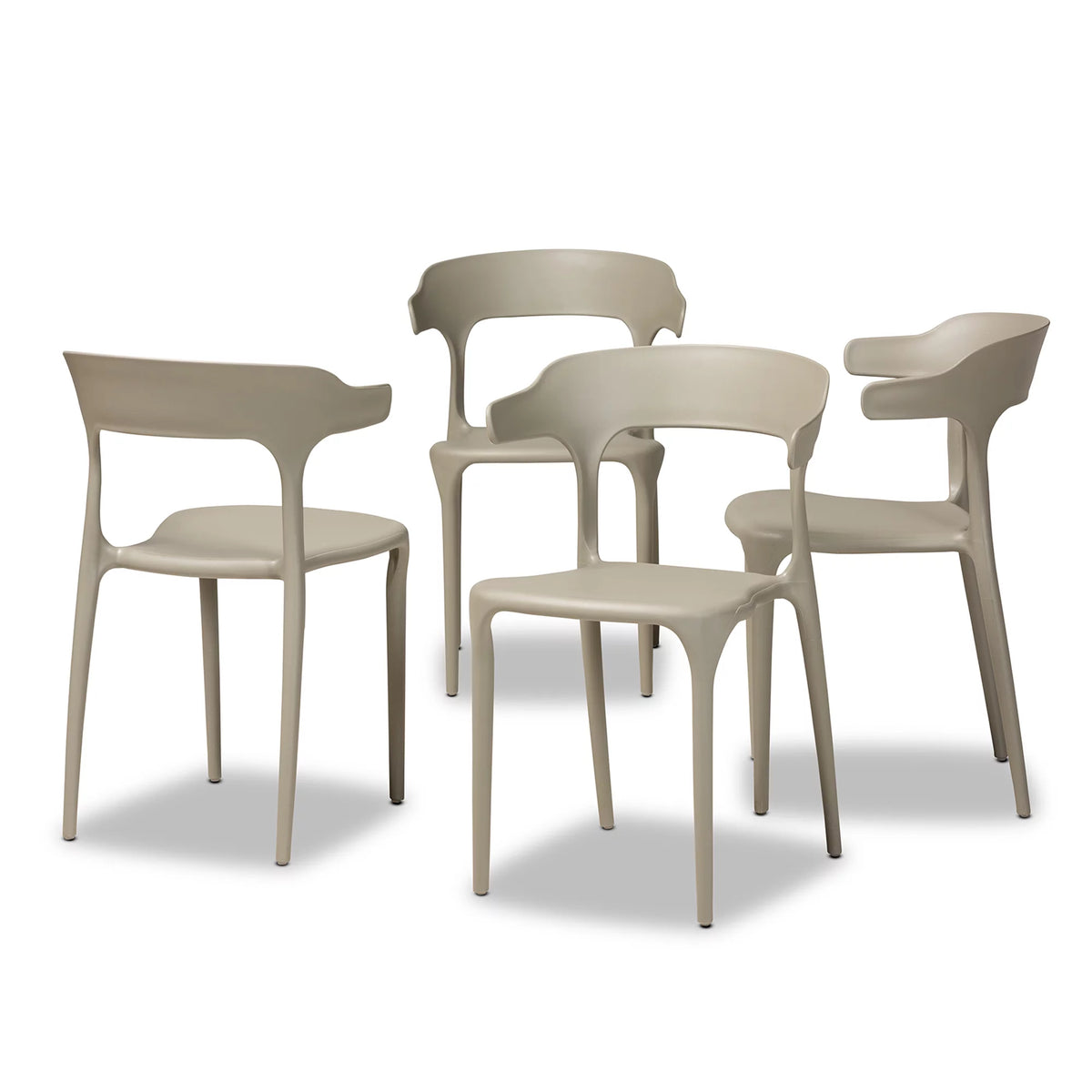 Beige Dining Chair Set of 4 V954183