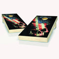 American Flag Skull Cornhole Set with 8 Bags O8148