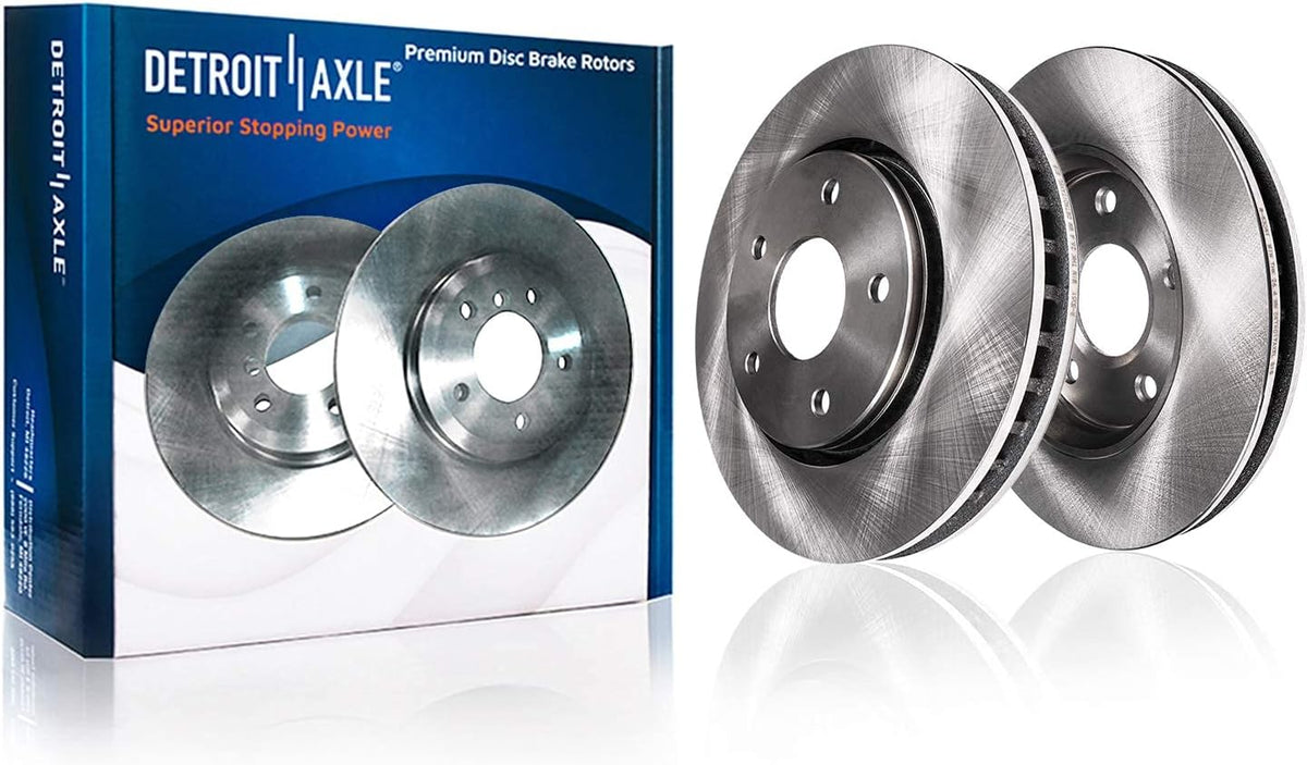 Front & Rear Disc Rotors + Ceramic Brake Pads 10pc Set V46229