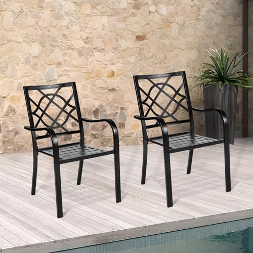 5-Piece Outdoor Wrought Iron Chairs and Table Patio Dining Furniture Set R227166