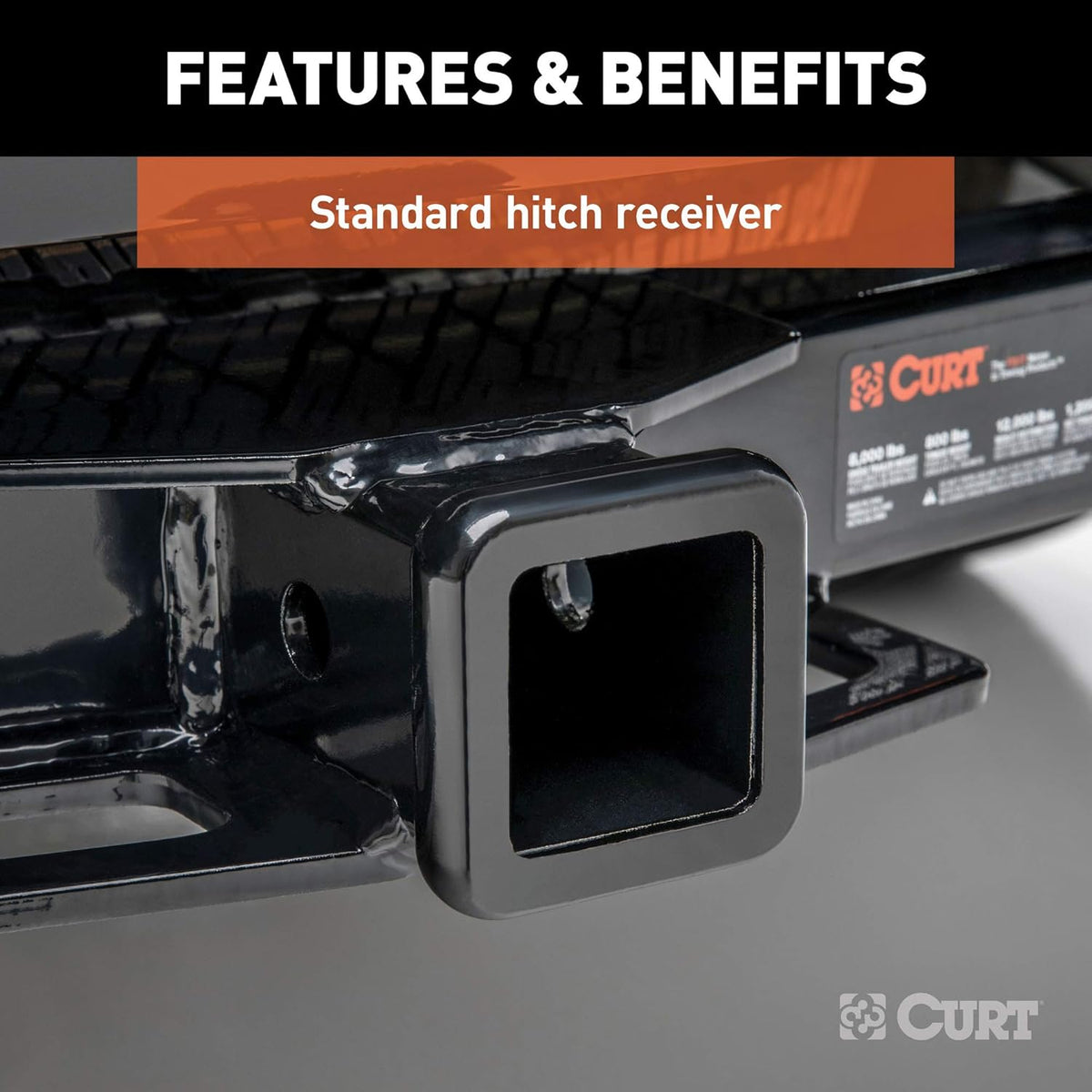 Class 3 Trailer Hitch, 2-Inch Receiver E995