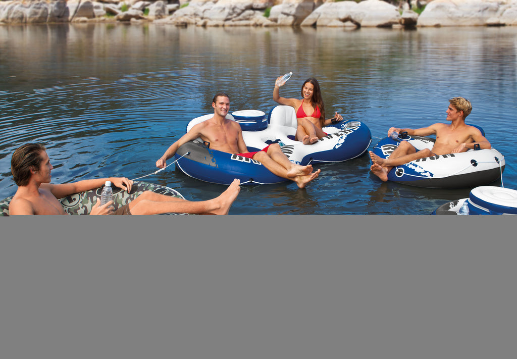 2 Pack 2 Person Floating Tube with Cooler Z57110