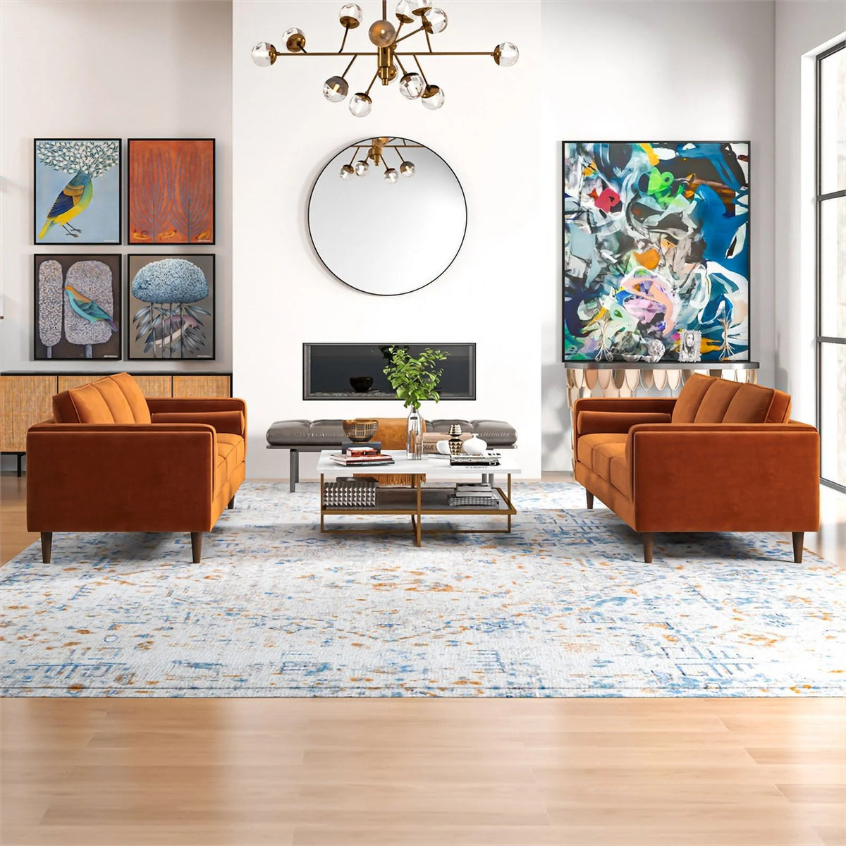 Velvet Sofa Set P246248