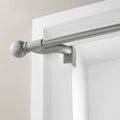 Adjustable Tension Single Curtain Rod, 48" - 84", Brushed Nickel C607100