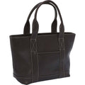 Black Leather Double Strap Small Pocket Bag H35251