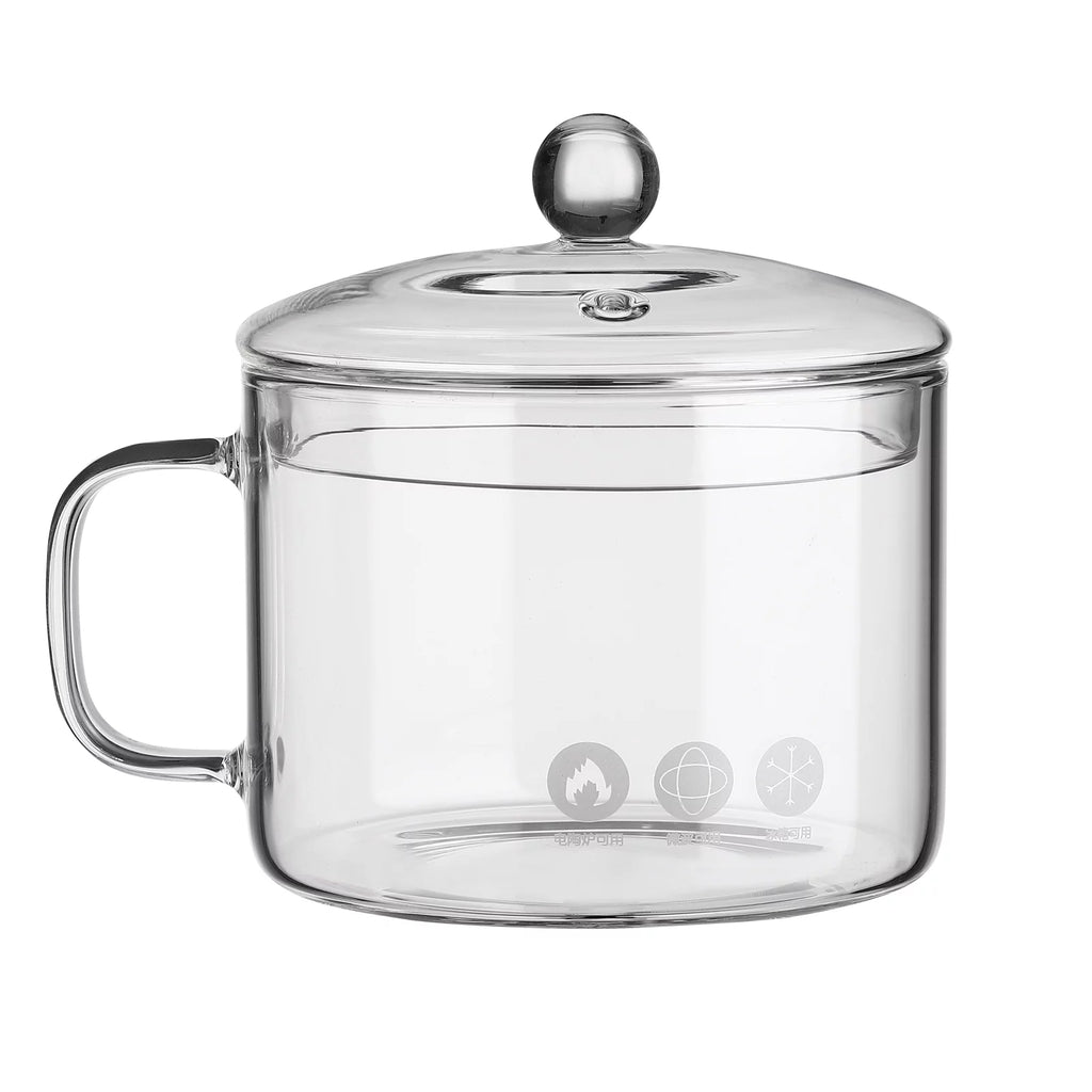 Heat-resistant Glass Pot with Handle G6843