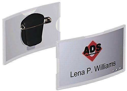 Convex Name Badge with Magnet - 25/Box U22840