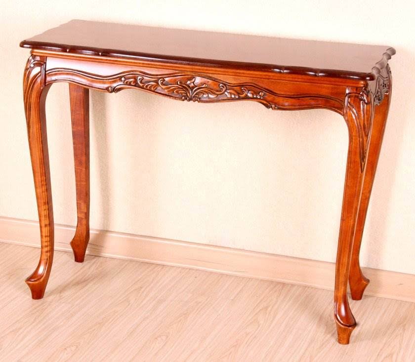 Carved Wood Console Table I1006