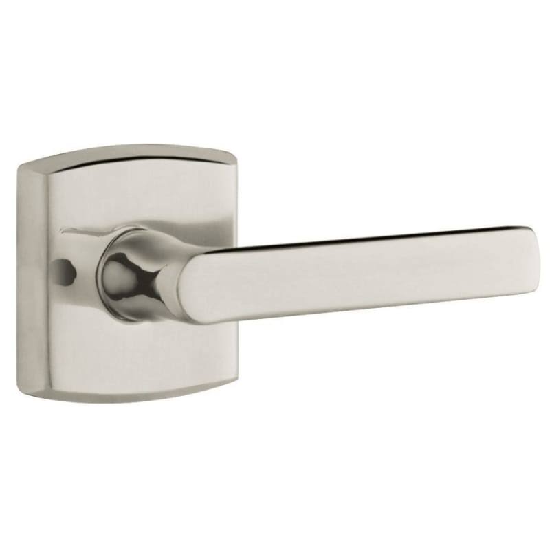 Polished Nickel Passage Door Lever with Rose D633