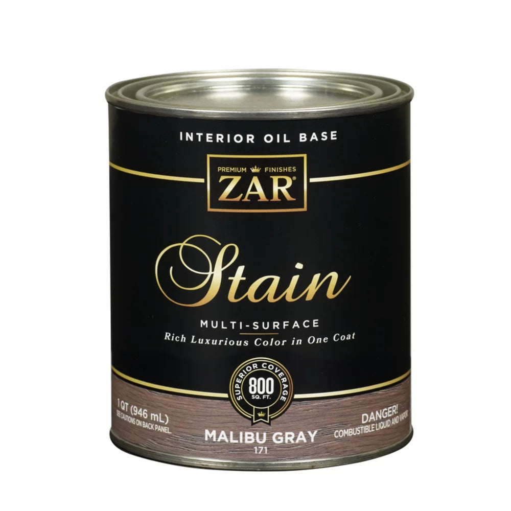 Gray Oil-Based Polyurethane Wood Stain 1 qt L820