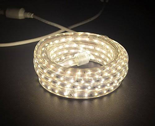 164 Feet 18000 Lumen 4000K Dimmable 120V LED Strip Rope Light J7251