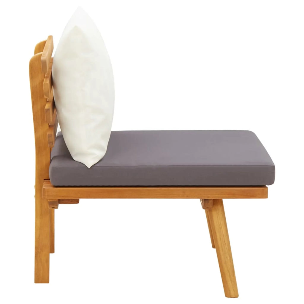 Acacia Wood Patio Chair with Cushions N7125