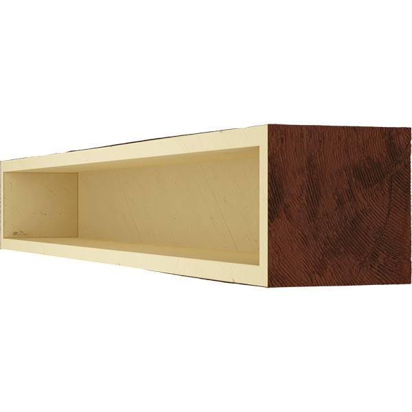 Natural Pecan Faux Wood Fireplace Mantel Y473