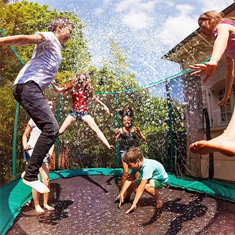 Trampoline Sprinkler Water Sprayer Toy Accessories 39.4ft I475