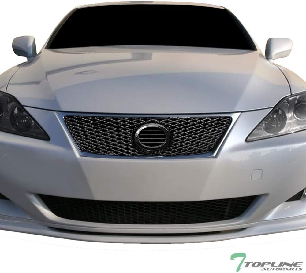 Glossy Black IS-F Sport Mesh Front Grille With Emblem Base Pack of 2 U79321