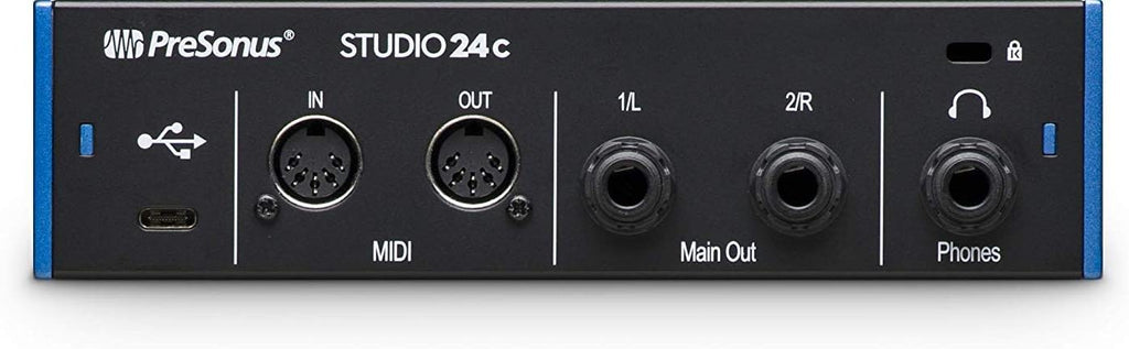 2x2 USB Type-C Audio Interface with Multimedia Monitors and Microphone Isolation Shield Z693796