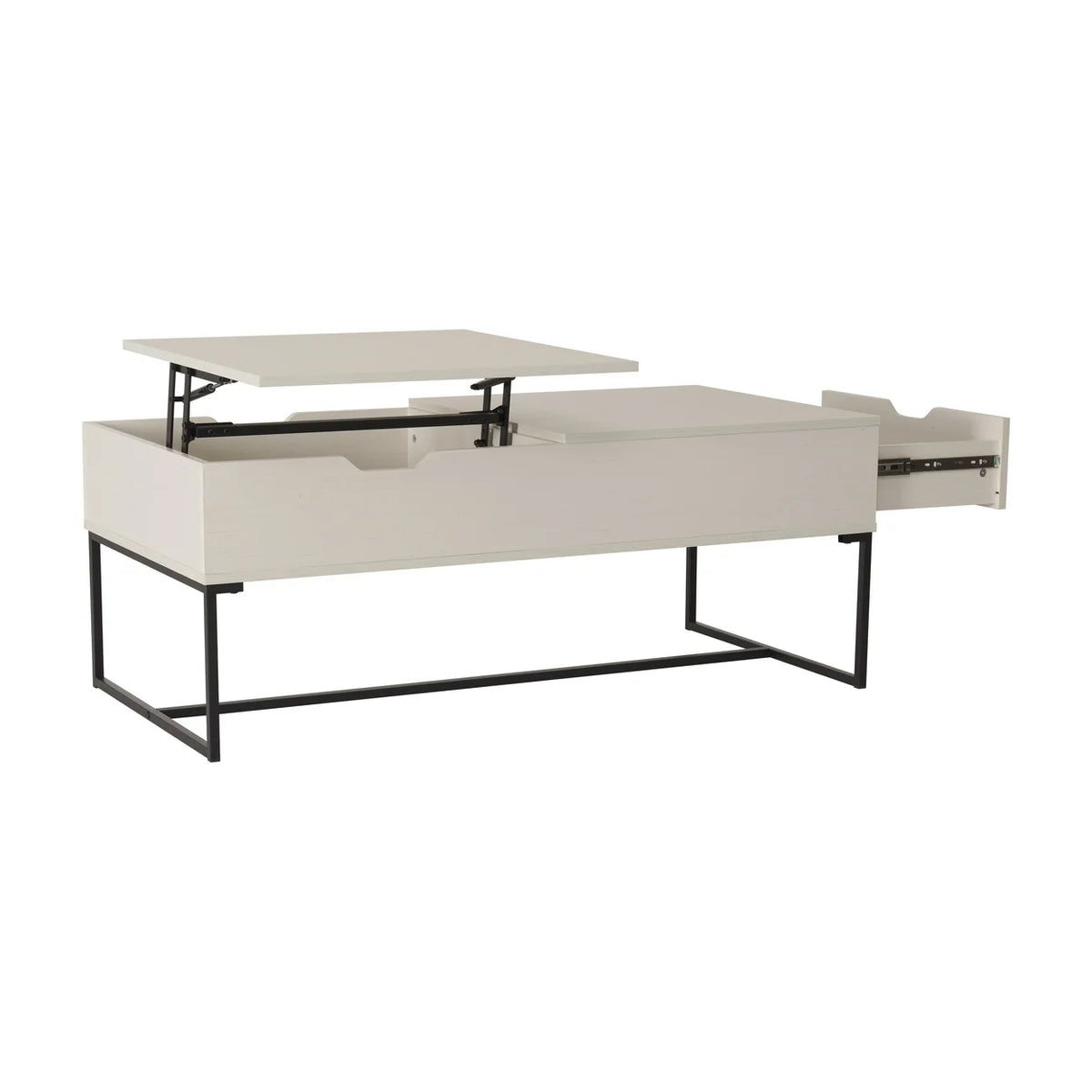White Half Lift Top Coffee Table L460155