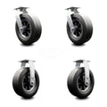 10 Inch Swivel Caster Semi-Pneumatic Wheel Pack of 2 C646982