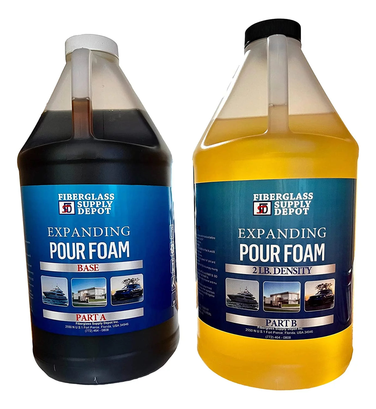 2 Part Closed Cell Polyurethane Expanding Foam Kit A708538