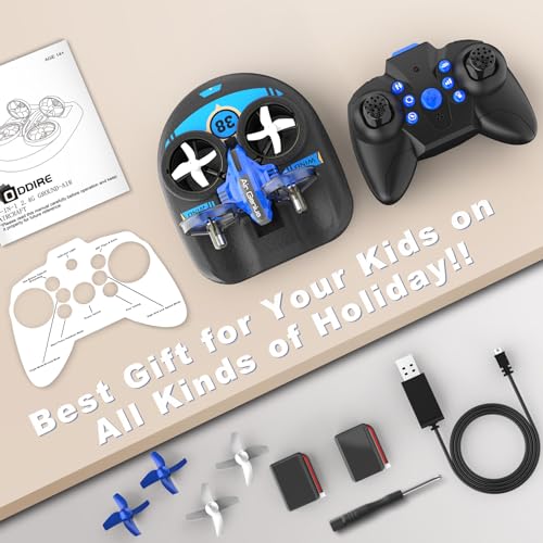 Mini Drone 2 in 1 Toy with 2 Batteries Z450931