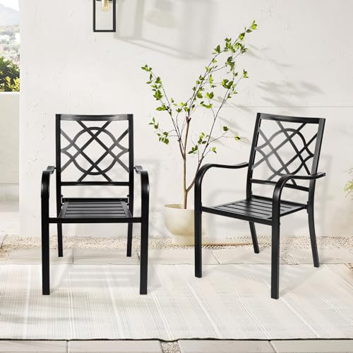 5-Piece Outdoor Wrought Iron Chairs and Table Patio Dining Furniture Set R227166