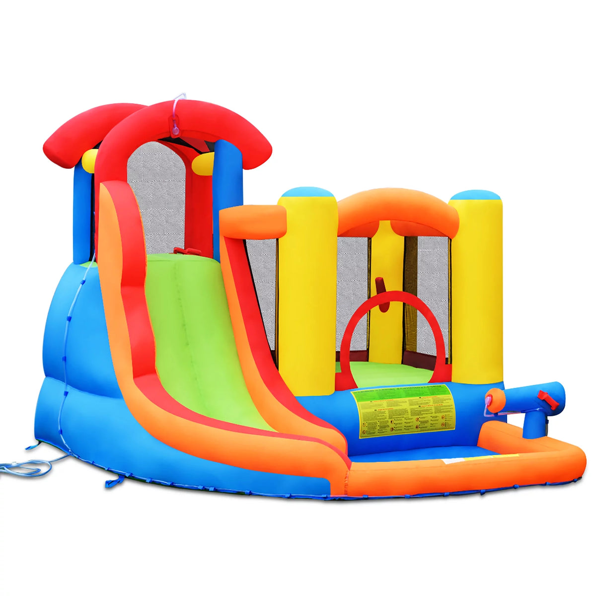 Inflatable Bounce House Water Slide with Splash Pool G2465