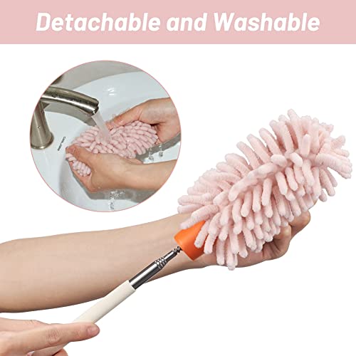 Green Retractable Microfiber Duster E583