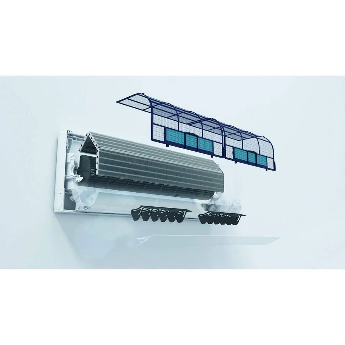 9000 BTU Wall Mounted Heat Pump Air Conditioning System O2127