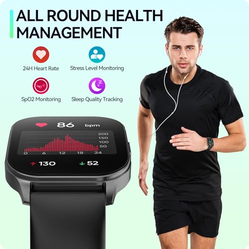 1.96" AMOLED Display Fitness Watch with Heart Rate Sleep SpO2 Monitor X408484