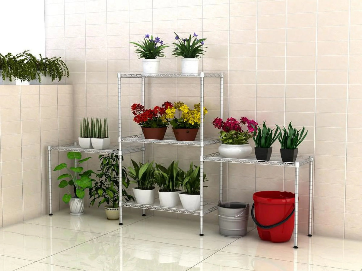 60"x22"x12" Heavy Duty 5-Tier Wire Shelving Rack G9382