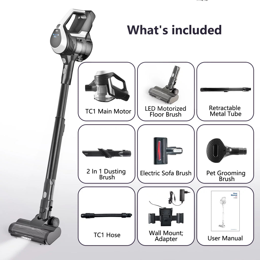Cordless 4-in-1 Lightweight Stick Vacuum Cleaner N18309