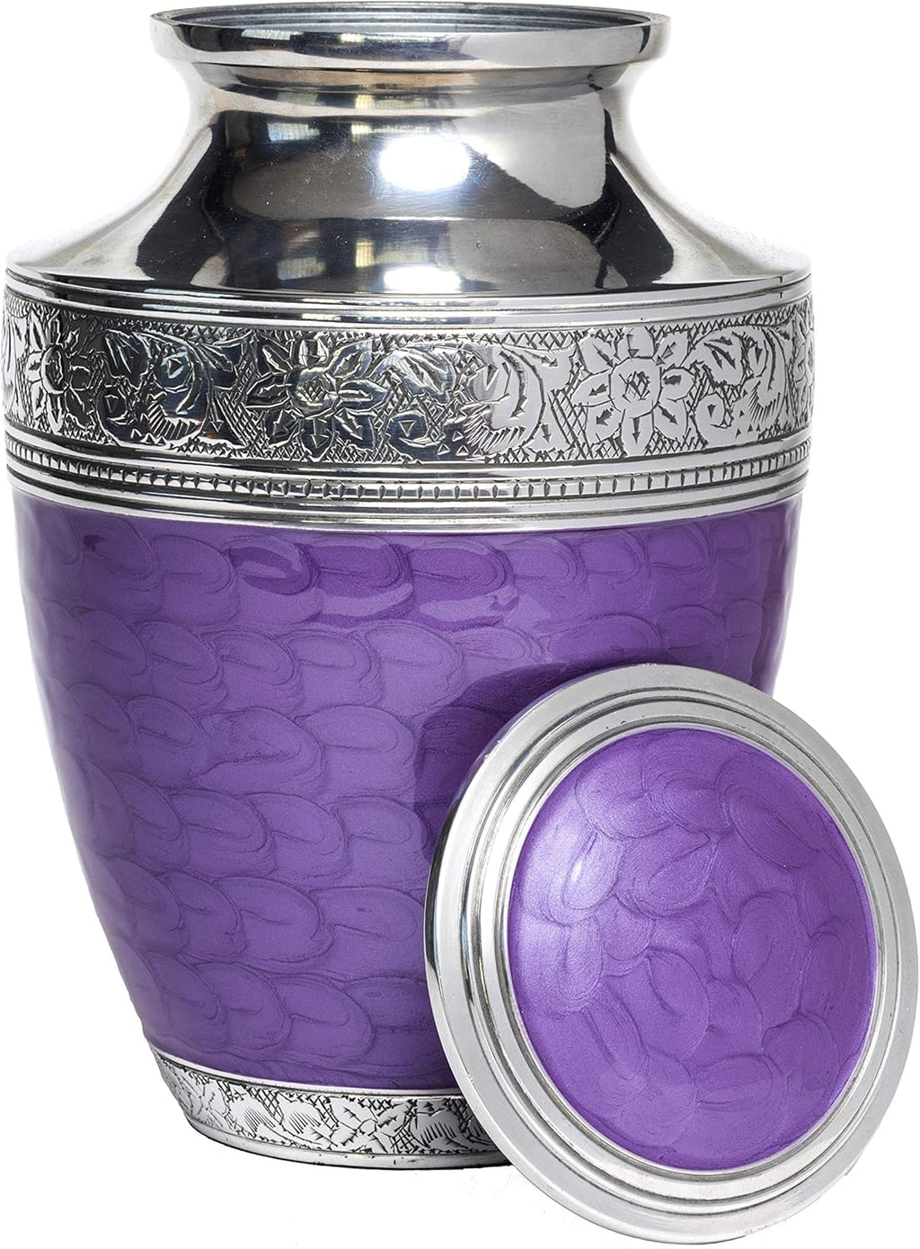 Handcrafted Cremation Urn for Human Ashes with Velvet Bag H477363