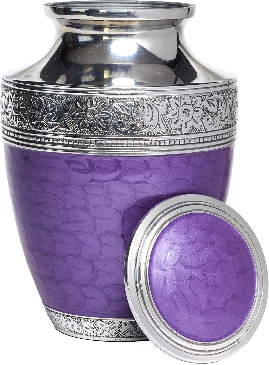 Handcrafted Cremation Urn for Human Ashes with Velvet Bag H477363