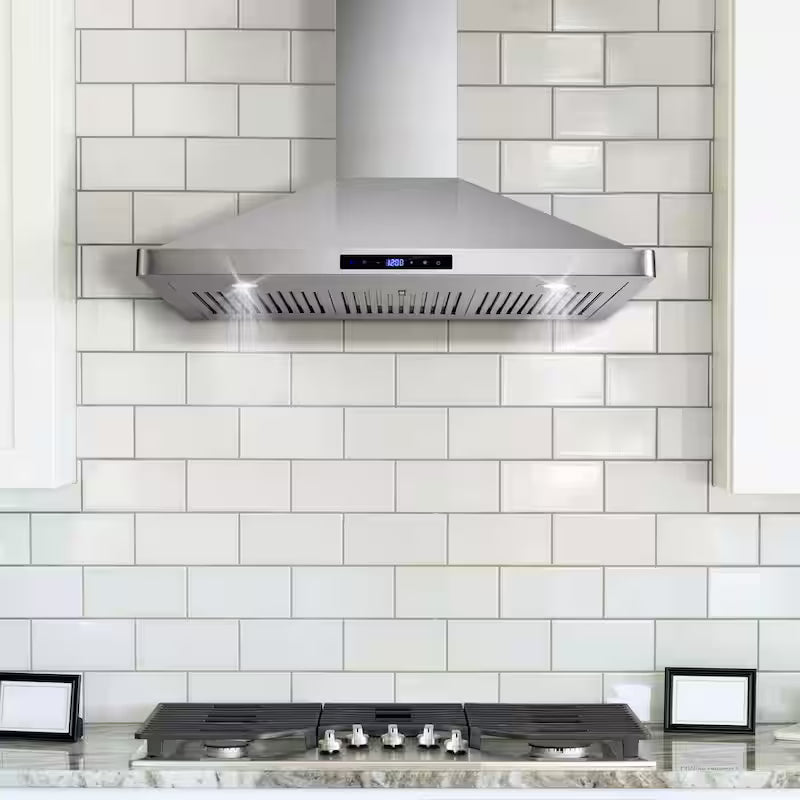 36 in. Stainless Steel Ductless Wall Mount Range Hood with Carbon Filter R773550