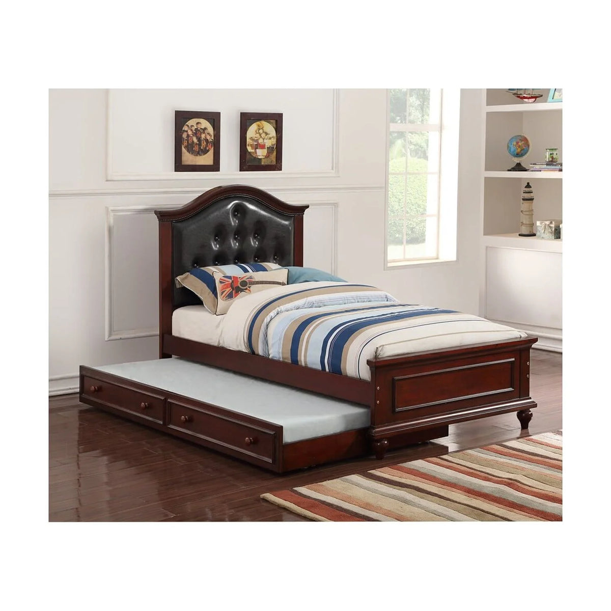 Twin Size Bed with Trundle Z310329