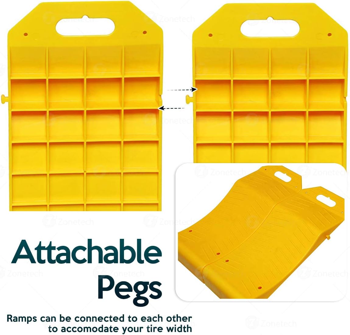 Yellow Tire Cradle Ramps 8-Pack Z133190