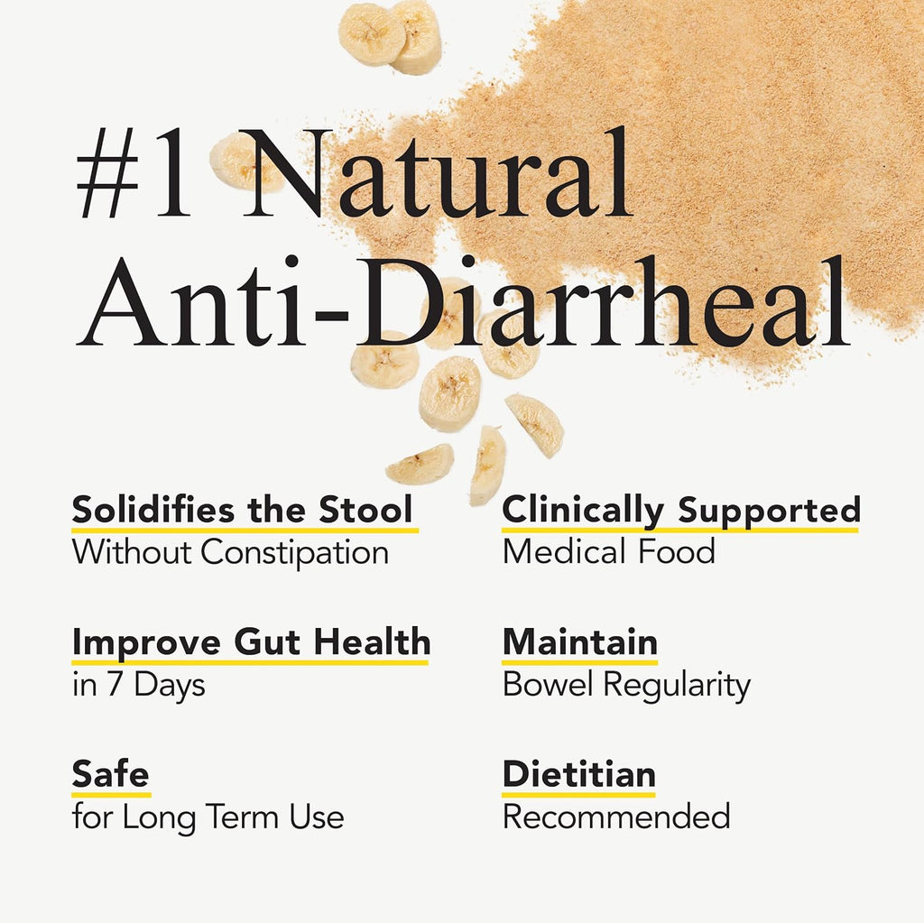 Natural Anti-Diarrheal with Prebiotics, 90 Servings (Banana) A35374